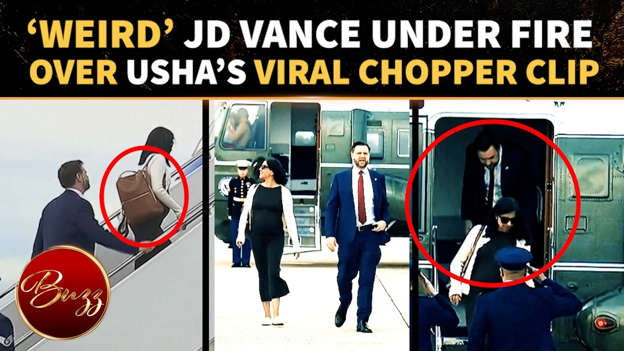 &lsquo;PREGNANT&rsquo; Usha &lsquo;UNHAPPY&rsquo; With JD Vance? Second Lady&rsquo;s Viral Chopper Exit Sparks Firestorm