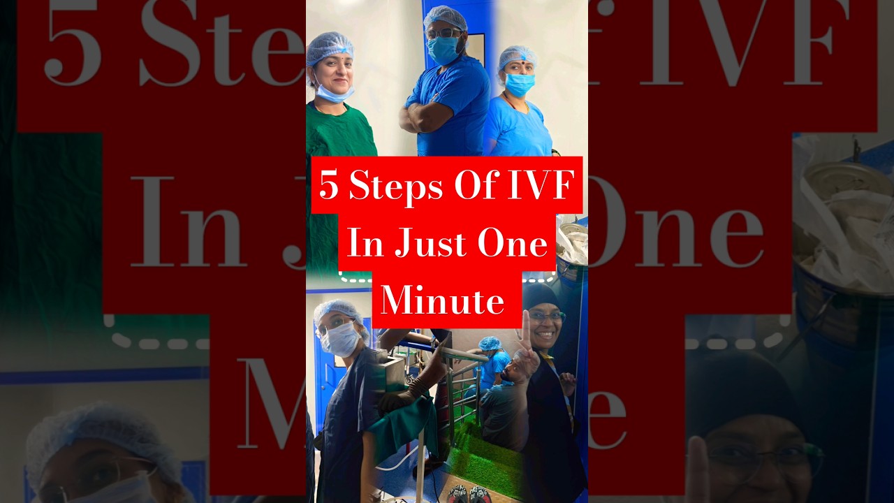 IVF Step By Step In Just One Minute #ivf #drshubhipatil #ivfembryotransfer #ovumpickup