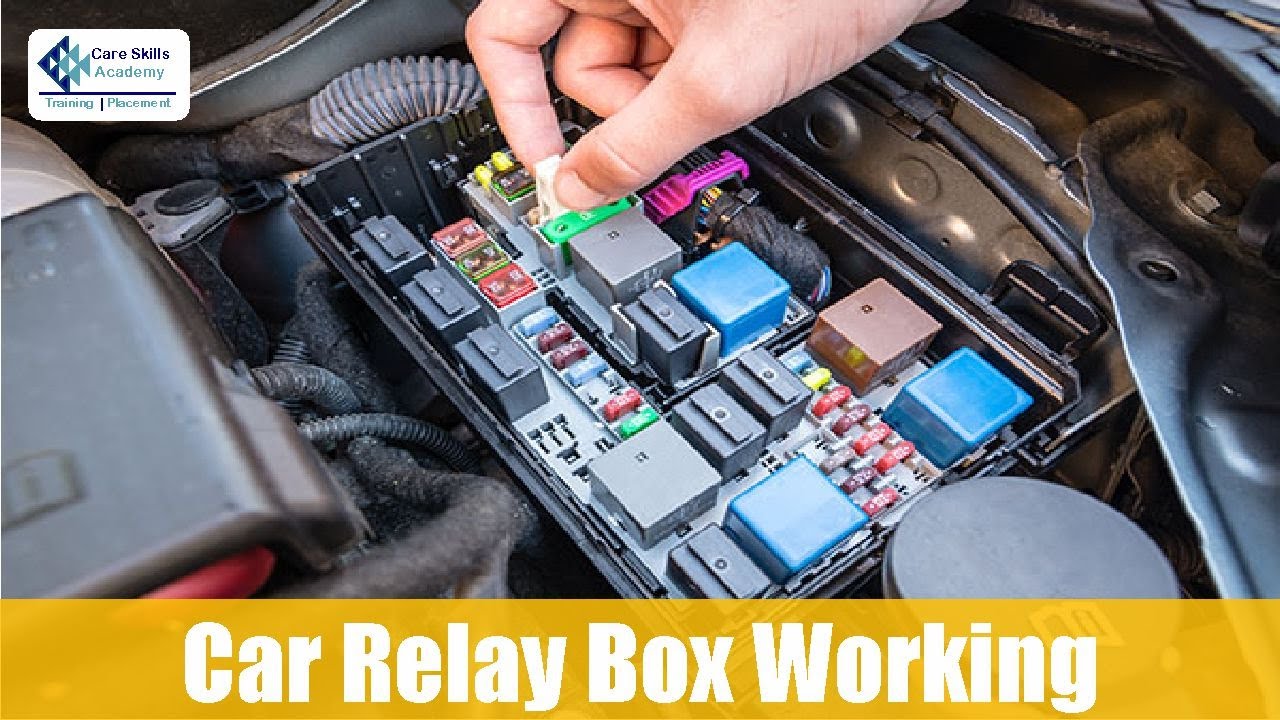 Car relay box working || Care skills academy
