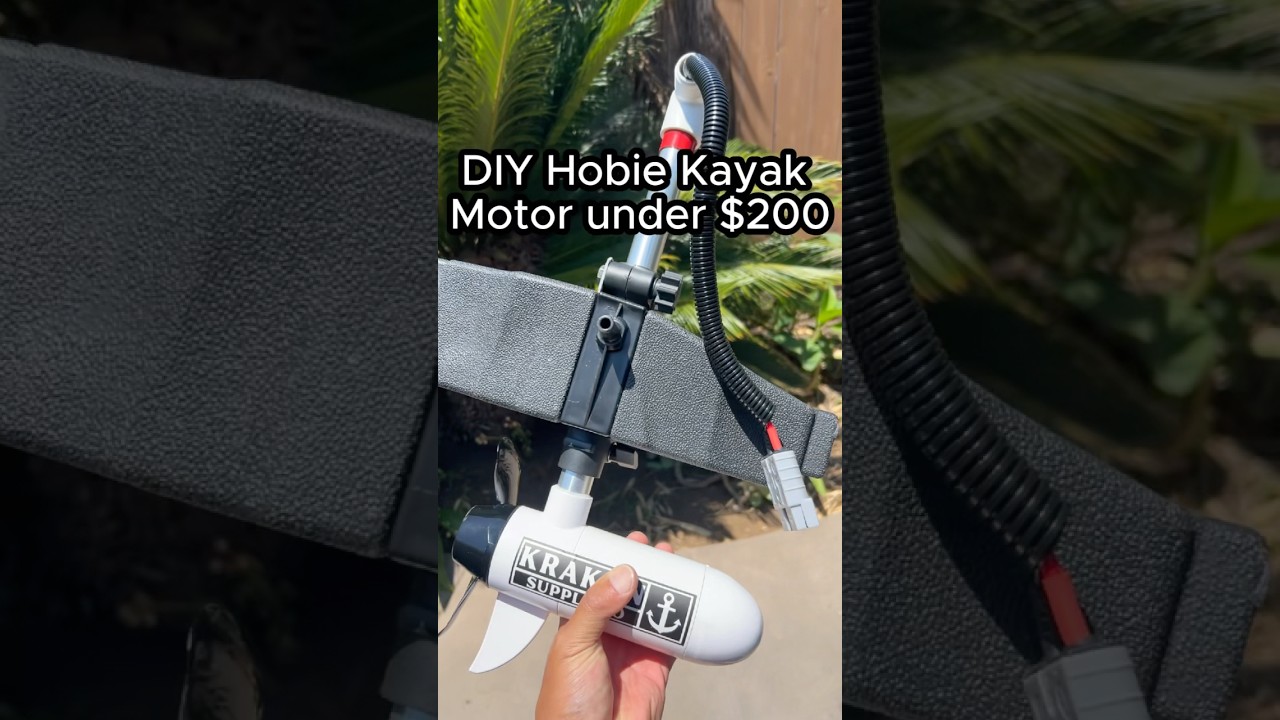 DIY Kayak Motor for UNDER $200?! 🚤💡 #kayak #diyproject #hobiekayak Hobie passport