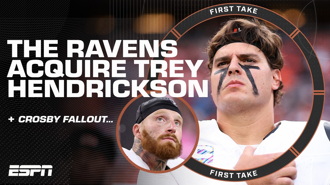 Maxx Crosby AND Trey Hendrickson were BOTH heading to the Ravens? Schefter details... | First Take