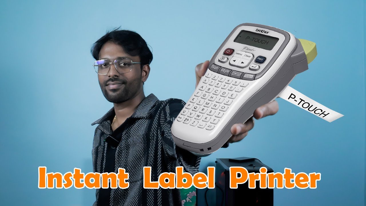 Instant portable Brother Label Printer PT-H105  | Tamil Server Tech