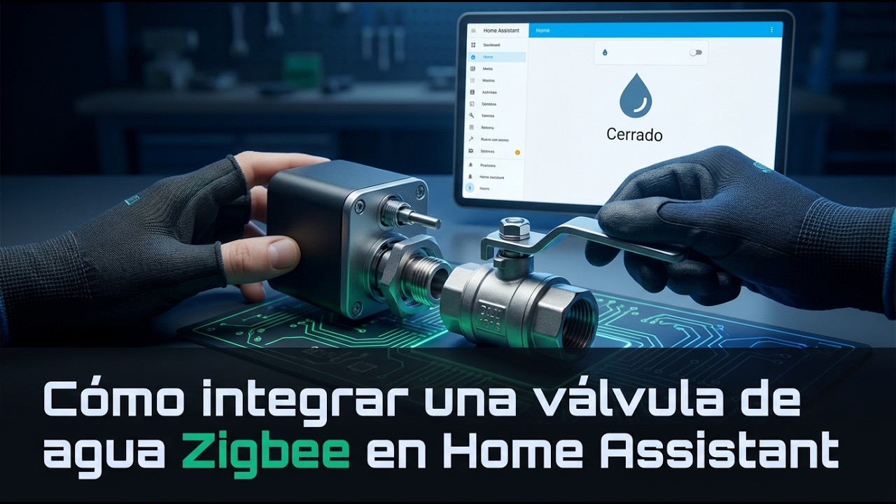 Integración de válvula para agua con Home Assistant