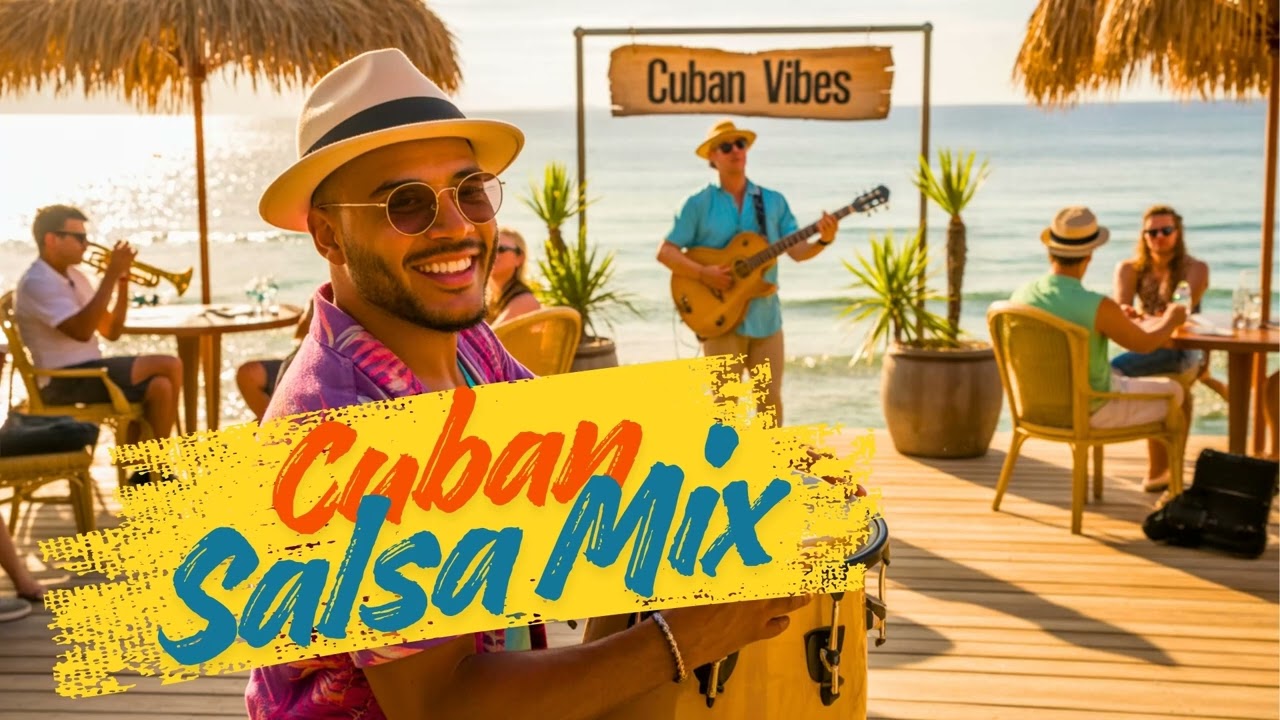 Salsa Ocean Breeze: Cuban Relaxation & Beach Guitar