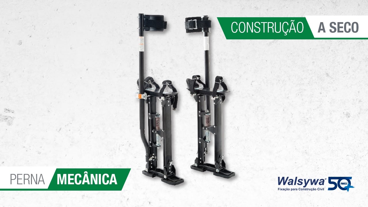 Fixação Construção a Seco - Perna Mecânica - Walsywa