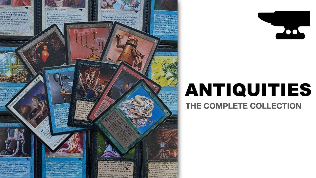 Complete Antiquities Magic Set Review | Old School Magic The Gathering #mtg