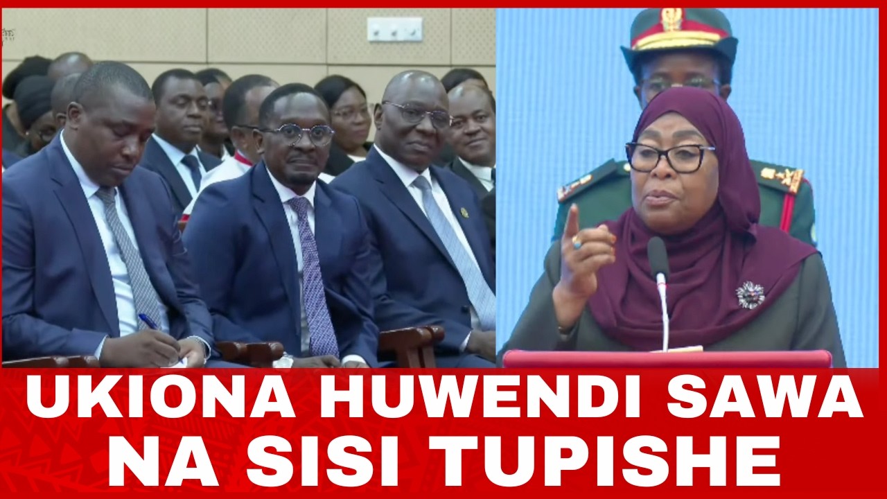 RAIS SAMIA AWAPIGA MKWARA MZITO WAKUU WA MIKOA  WAKATI WA UAPISHO 