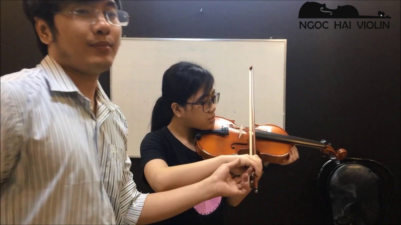 Hương Dẫn Học VIolin  - Bàii 4 Thực Hành Kéo Vĩ Phần 2 || Ngọc Hải Violin