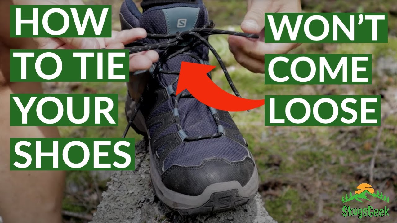 Lace your hiking shoes like a pro