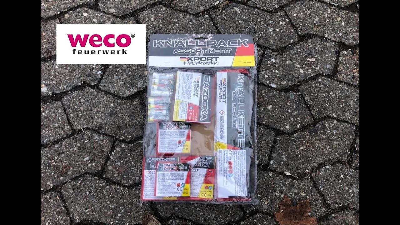 KNALLPACK ASSORTIMENT Export Feuerwerk | Hersteller Weco | PyroBangerTV