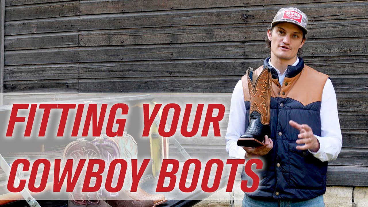 How to fit cowboy boots | Tips and tricks for getting the perfect fit.
