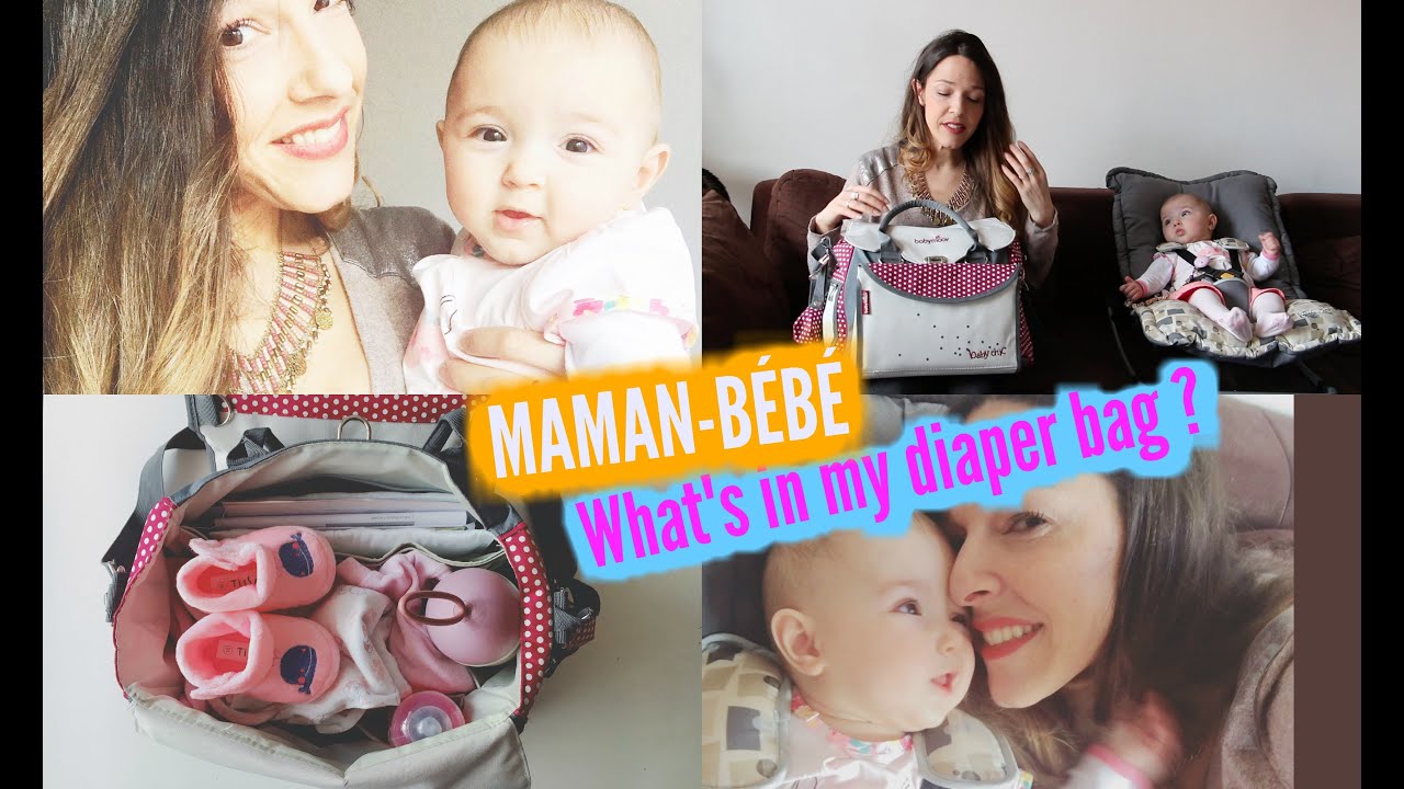(MAMAN-BÉBÉ) What's in my diaper bag ? / Qu'y a t il dans mon sac à langer ?