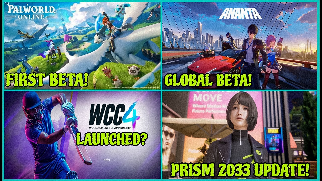 Palworld Online Beta!, Ananta Global Beta, WCC4 Launched?, Prism 2033 New Update | Hindi |