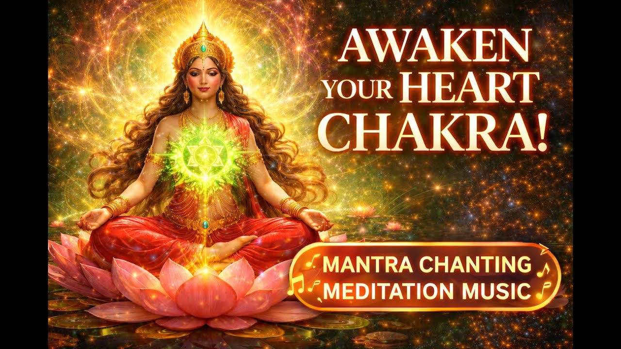 Shakti Awakens the Heart Chakra | Anahata Mantra Chanting | Meditation Music