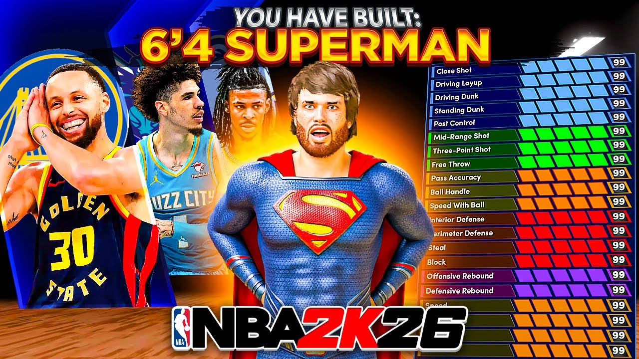 ЭТОТ 6'4-футовый ПОЛУБОГ «СУПЕРМЕН» — ЛУЧШАЯ СБОРКА в NBA 2K26...