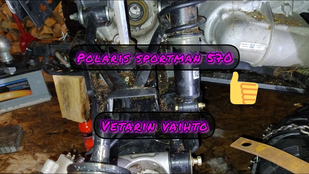 Polaris sportman 570 vetarin vaihto