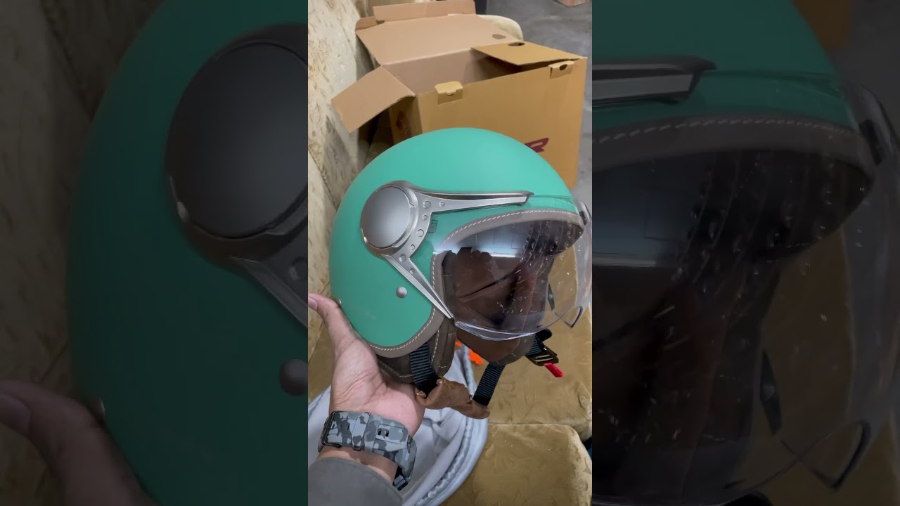 Axor retro jet west open face helmet