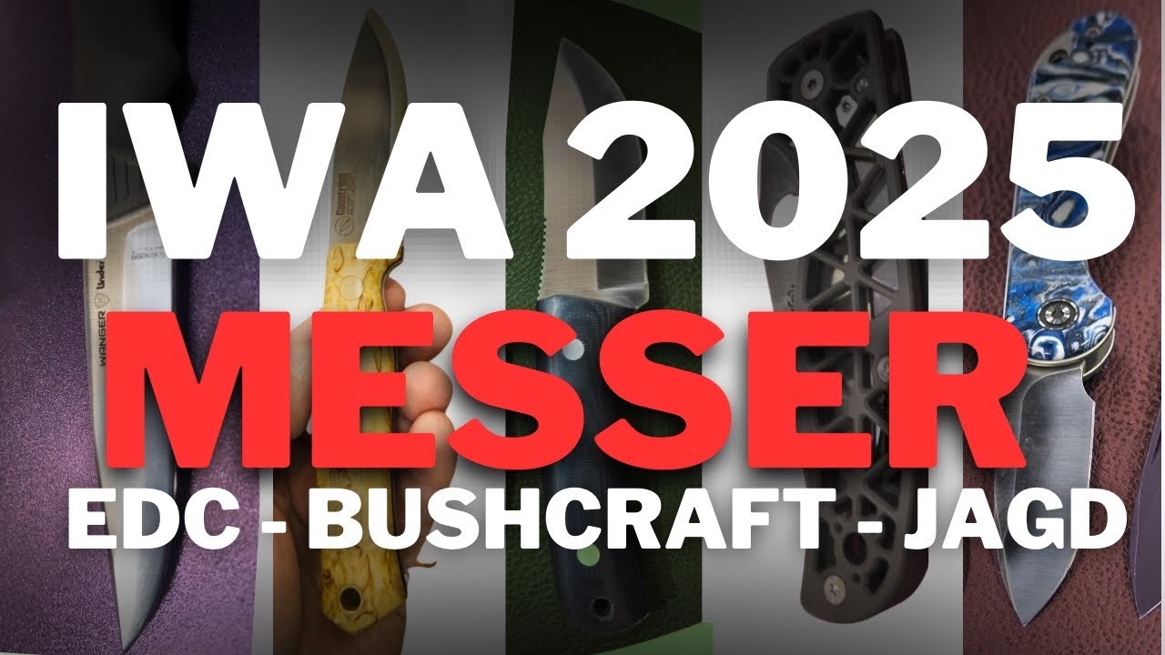 Von günstig bis teuer - Da ist für jeden was dabei | MESSER für OUTDOOR, EDC & JAGD | IWA 2025