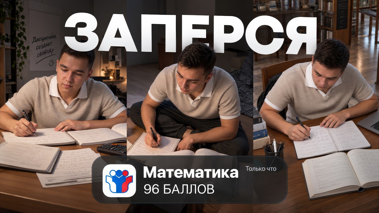 Запрись в комнате, пока не сдашь ЕГЭ 2027 с нуля на 90+