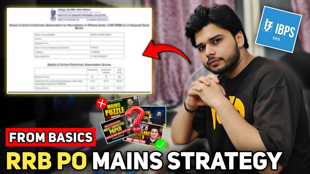 How to Prepare RRB PO Mains 2025🔥 | My Secret Strategy + Complete Sources🤫✅