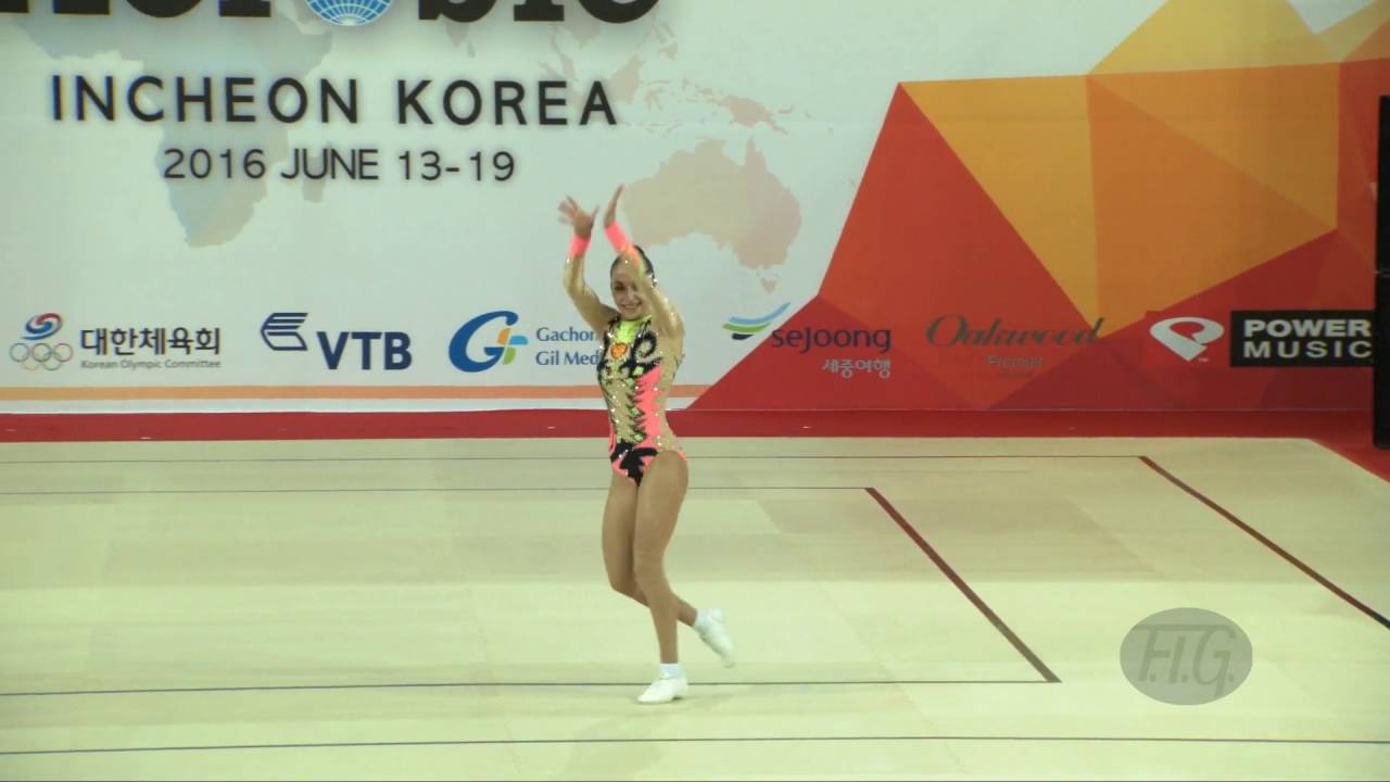 DZHANAZIAN Dukhik (RUS) - 2016 Aerobic Worlds, Incheon (KOR) - Qualifications Individual Women