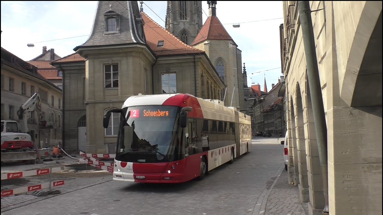 Swisstrolley 3/5 Requalification Bourg terminé bus 2023.10