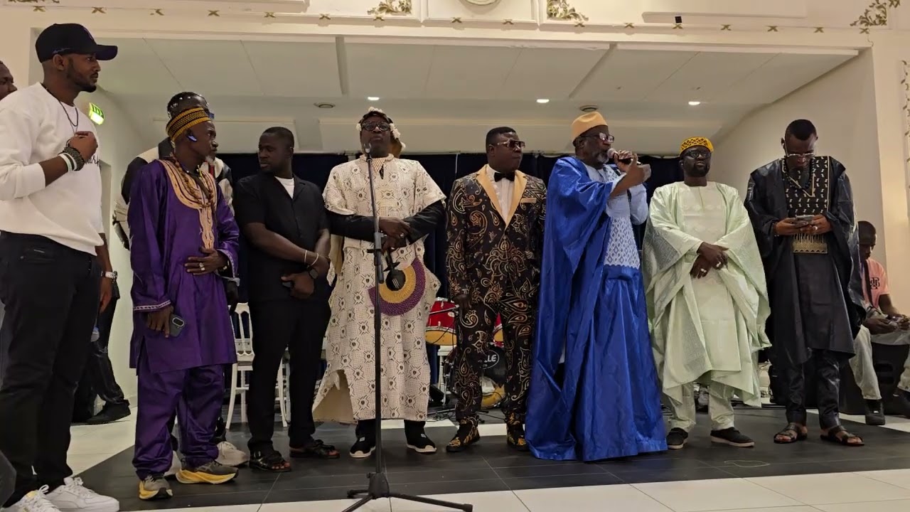Boubou samba et sont delegation