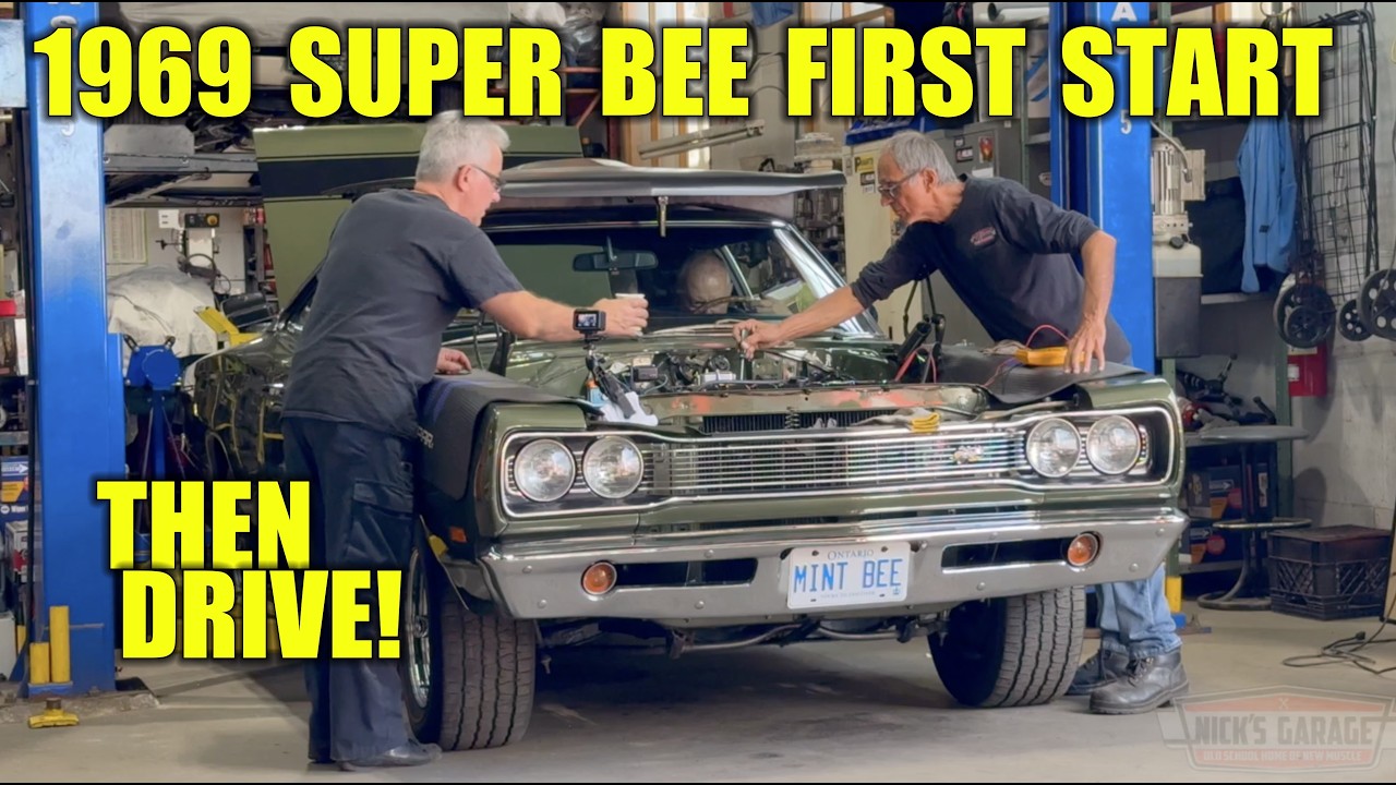 1969 Super Bee — установка двигателя и тест-драйв!