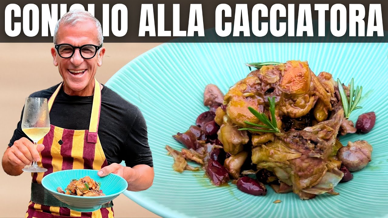 CONIGLIO ALLA CACCIATORA Come lo fa Mamma Fiorella !!! Ricetta di Chef Max Mariola