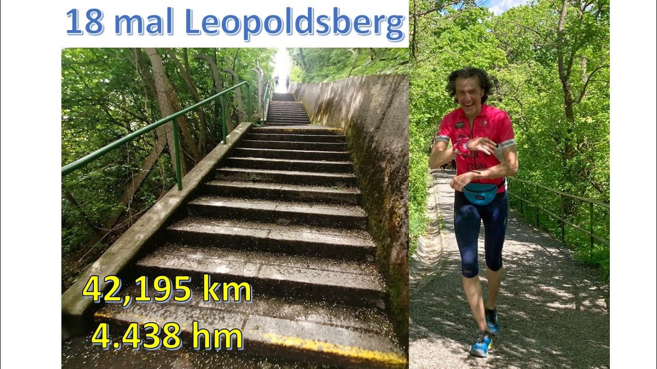 18mal den Leopoldsberg hinauf und hinunter - Marathondistanz und Half Everesting