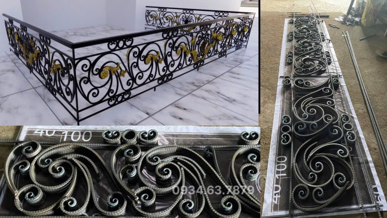 Phụ Kiện Lan Can Sắt Tại TP Hồ Chí Minh | Rèn Sắt Đặc Cán Trúc | Phụ Kiện Sắt Mỹ Thuật Tâm Đức