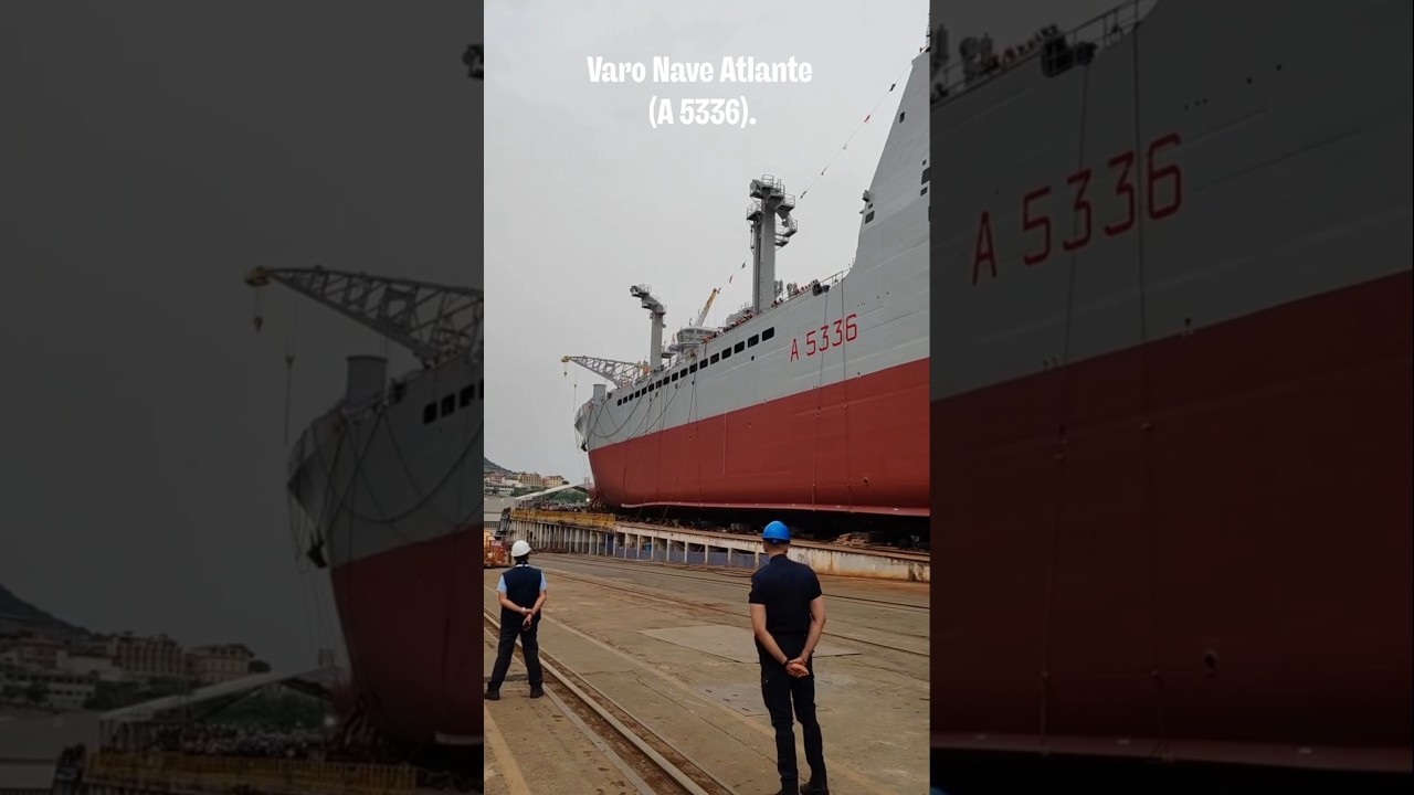 Nave Atlante (A 5336): varo, 18 maggio 2024 🇮🇹 #marinamilitare #italiannavy #navy #forzearmate