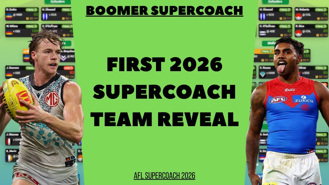 FIRST 2026 AFL SUPERCOACH TEAM REVEAL | AFL SUPERCOACH 2026