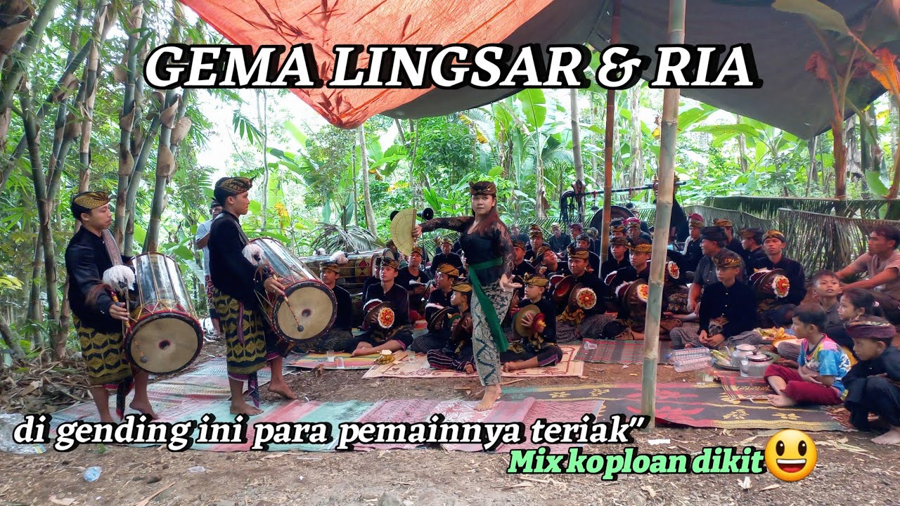 GEMA LINGSAR FEAT RIA_ LANGSUNG DI SAMPERIN COWOK UNTUK IKUTAN NARI, DI SAWER