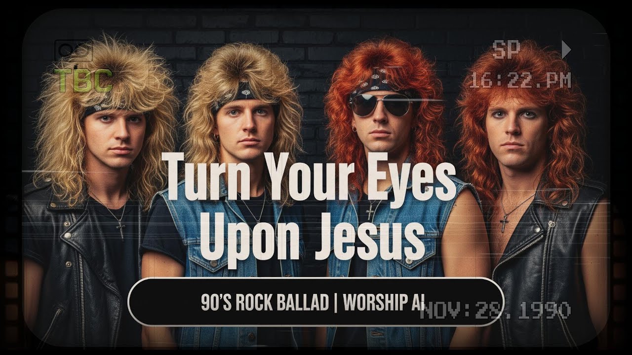 Turn Your Eyes Upon Jesus  - 90&rsquo;s Rock Ballad (Worship AI)