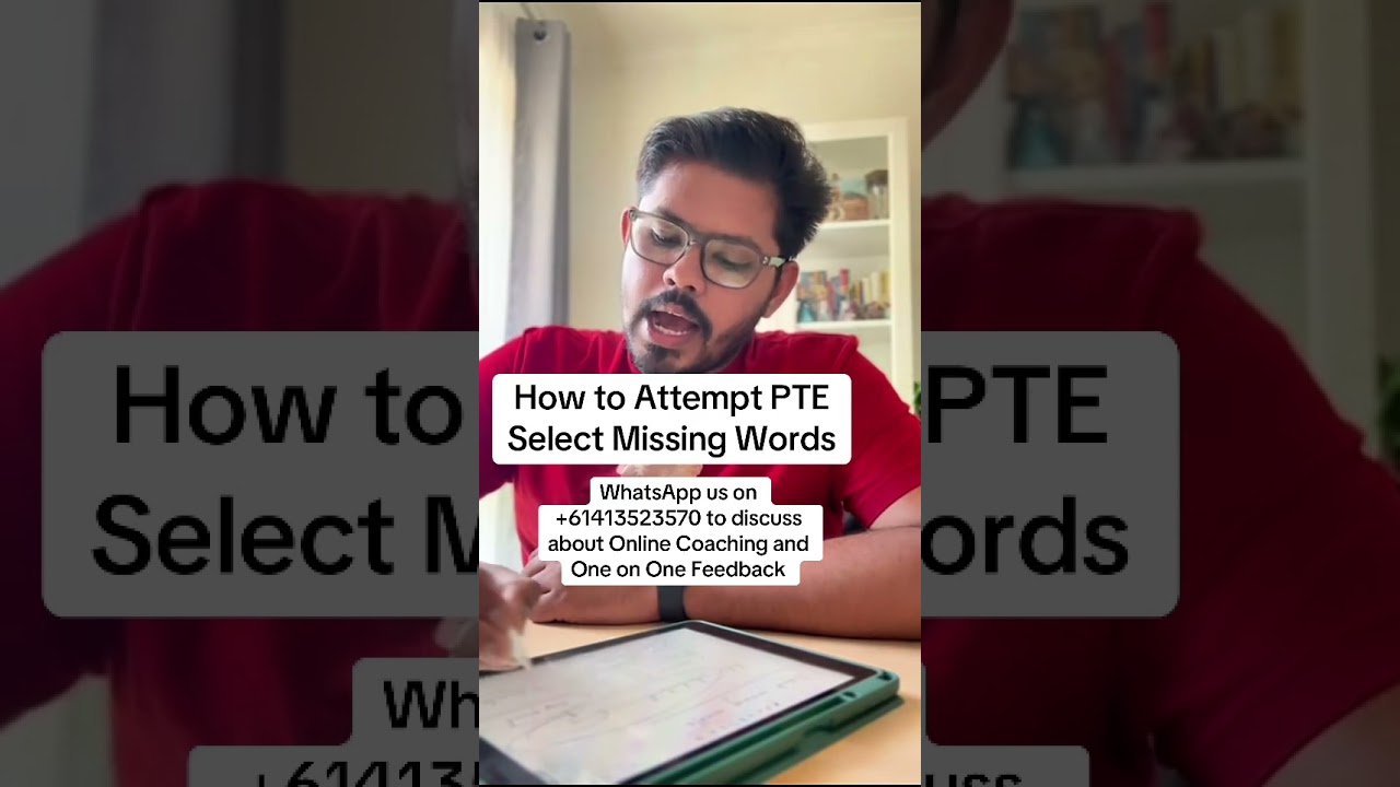 How to Attempt PTE Select Missing Words | M and MM PTE NAATI