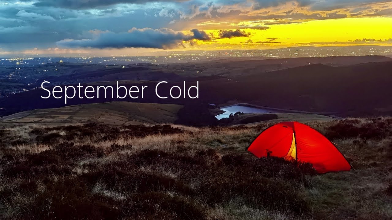 Cold night camping on kinder low in early september.  [Hilleberg Unna]