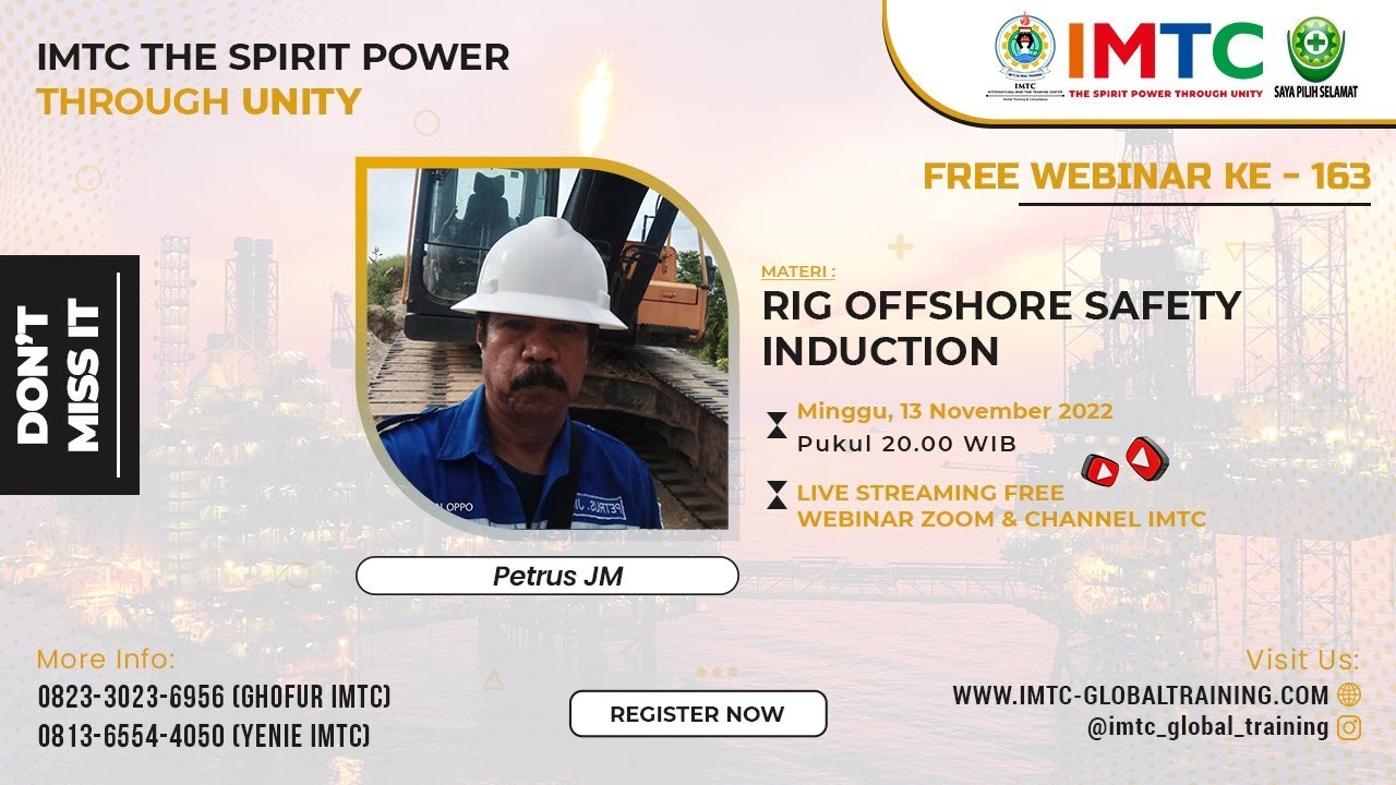 RIG OFFSHORE SAFETY INDUCTION
