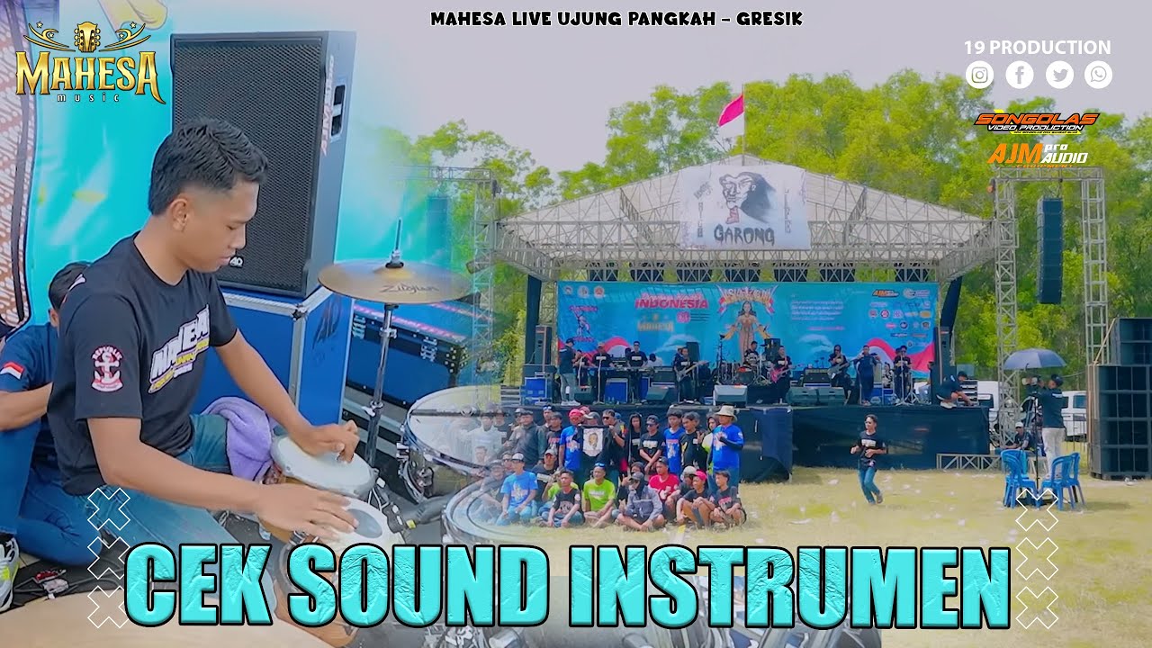 Cek Sound Intrumen Cinta Segitiga - Mahesa Live Ujung Pangkah - Gresik