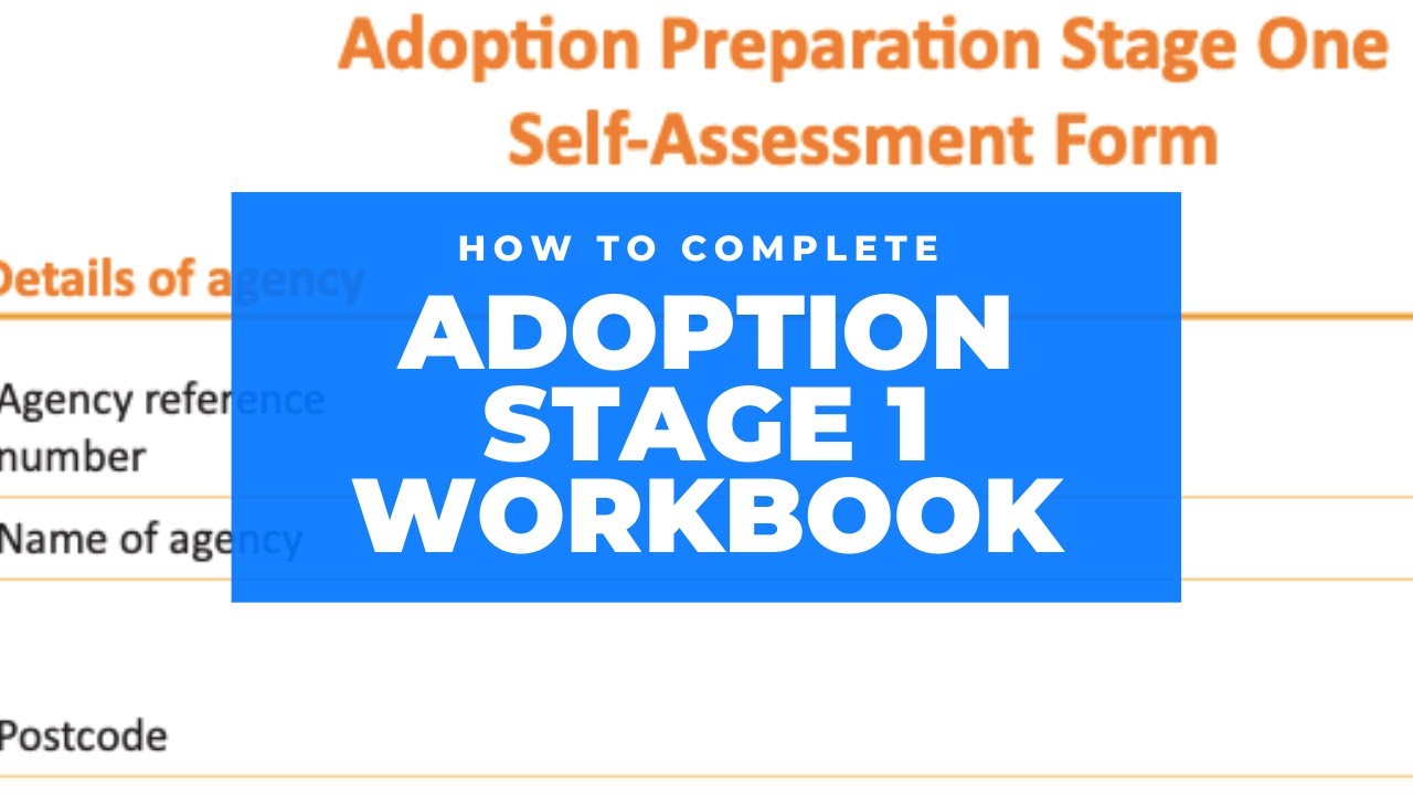 Stage 1 Workbook - UK Adoption | Daddy, Dad & Me
