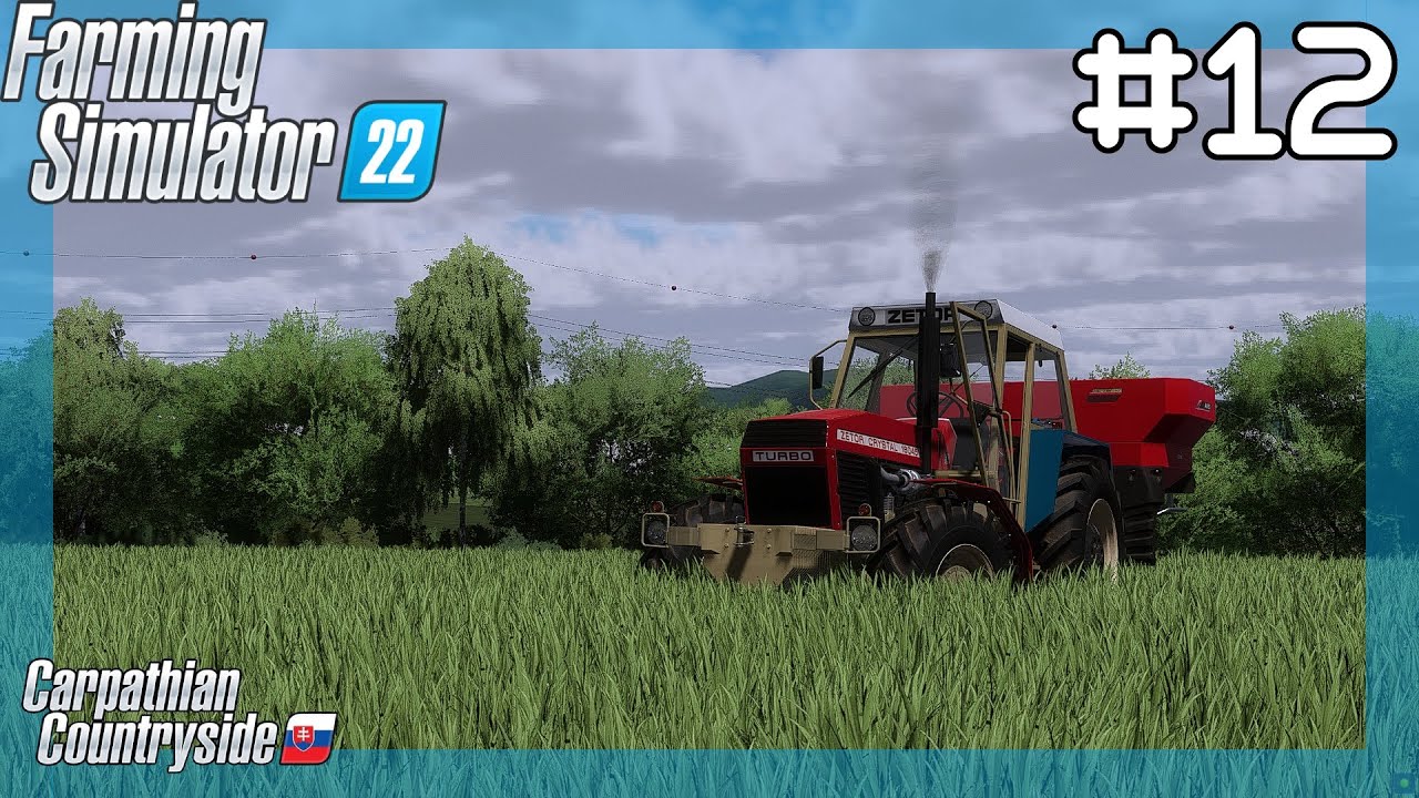 FS 22 Timelapse //🇸🇰 Karpatský venkov  🇸🇰// Přihnojování polí #12