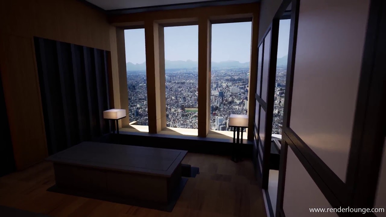 Realtime-visualization hotel design - Unreal Engine - Part 2