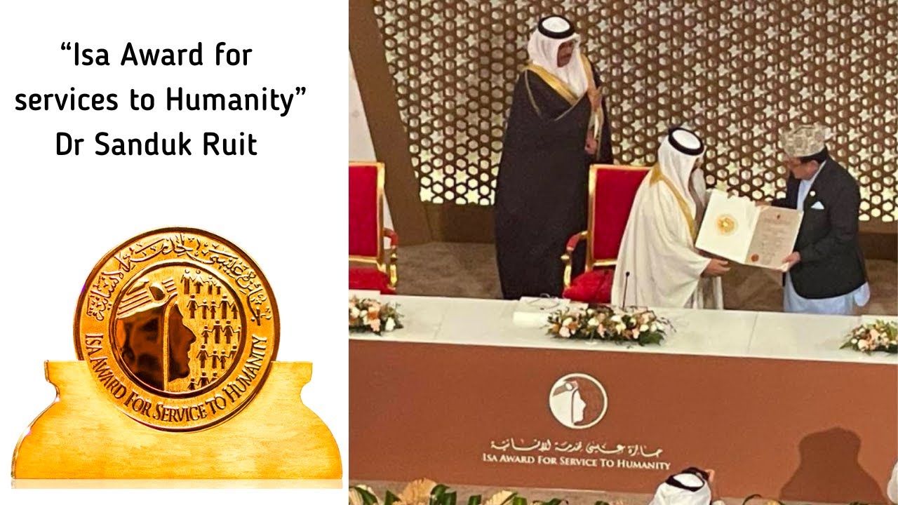 Dr Sanduk Ruit Isa Award for Service to Humanity