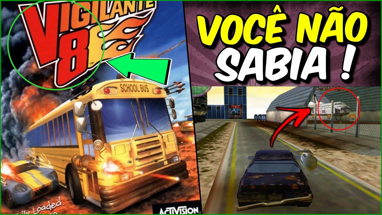 7 SEGREDOS e EASTER EGGS em VIGILANTE 8 que voce nunca soube (JOGO 1 e 2)