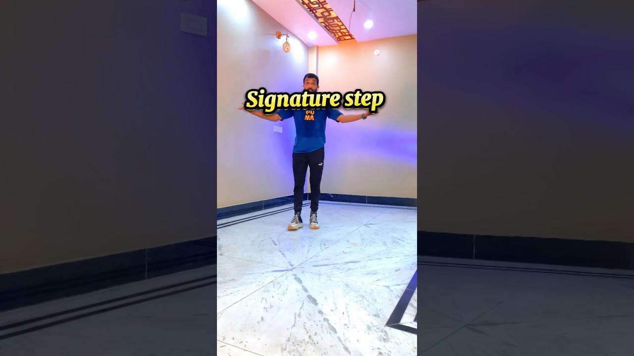 Learn Signature step 🔥😍  #dance #trending #dancecover