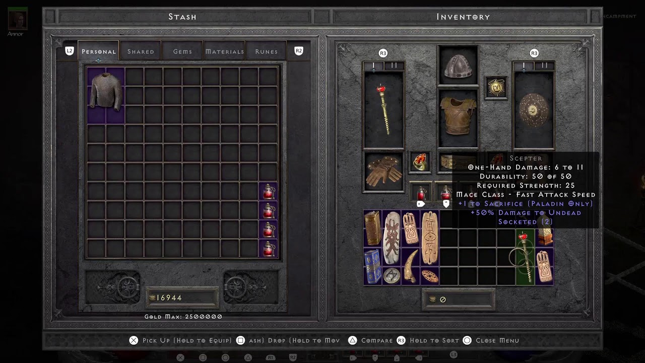 D2R: Rookie Paladin, Not So Rookie Gear