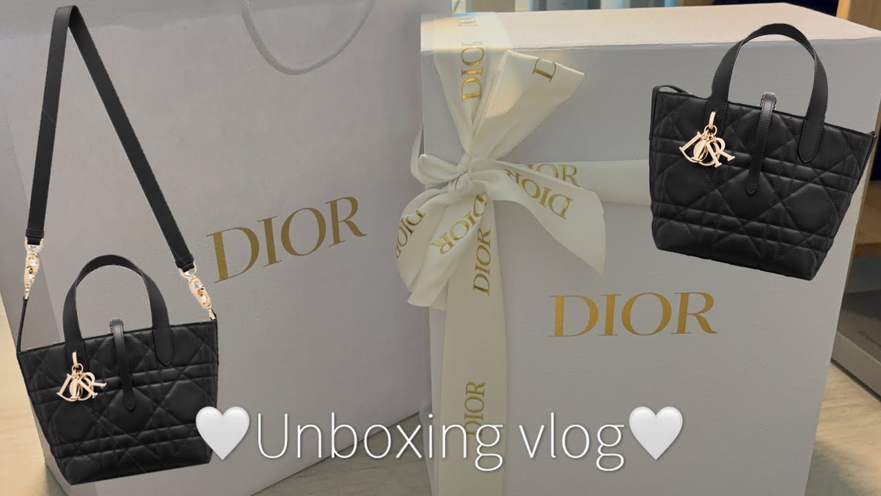 [vlog] 디올 뚜주흐 버티컬 토트백 언박싱✨🤍 | 일상 브이로그 | Dior Toujours | 언박싱 브이로그 | 가방 추천