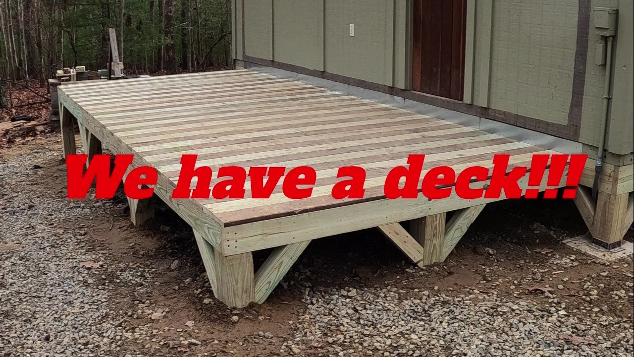 Rebuilding My Porch Deck: Cabin Remodeling Project Ep.10