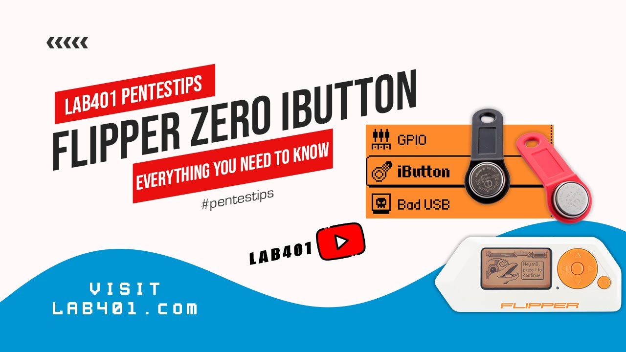 #pentestips flipperzero, everything you need to know about the iButton function