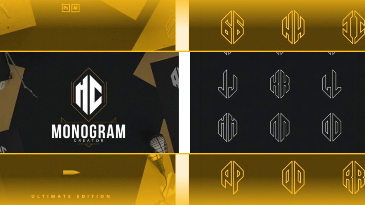 Monogram Maker. 8+ AMAZING Options To Create Monogram Logo Designs With Monogram Maker Online